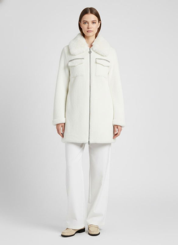 Cepli Fermuarlı Kaban EKRU - ORHAN