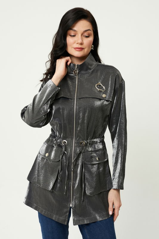 Ceplı Fermurlı Beli Buzgulu Ceket ANTRASİT - ORHAN