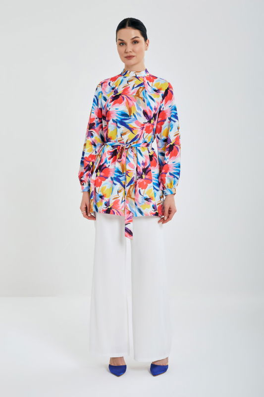 Digital Baskı İkili Takım PEMBE-EKRU - ORHAN