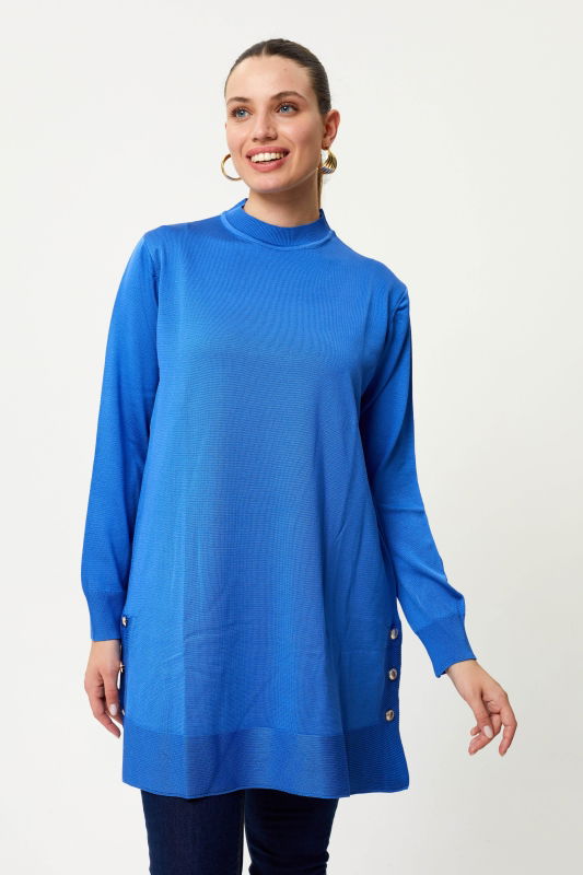 Düğme Detaili Triko SAKS - ORHAN