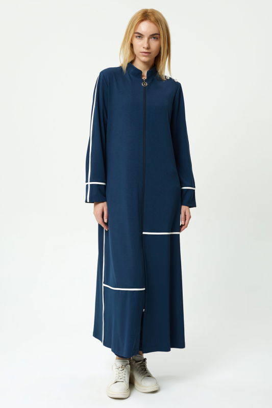 Fermuarlı Düğme Detaili Kap İNDİ-EKRU - ORHAN