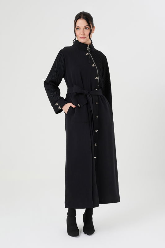 File Detaili Fermuarlı Kap SİYAH - ORHAN