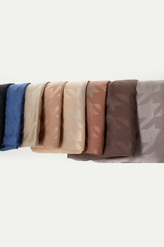 Kazayağı Desen SİYAH - ORHAN