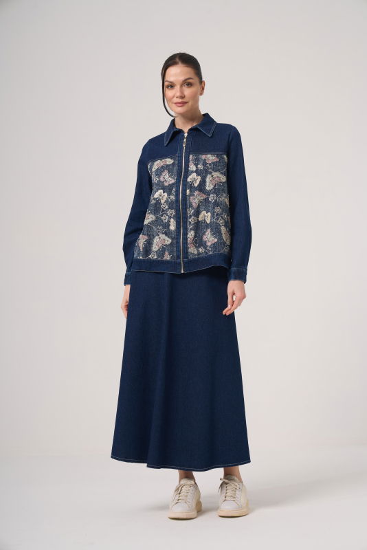 Kot Etekli Takım LACİVERT - ORHAN