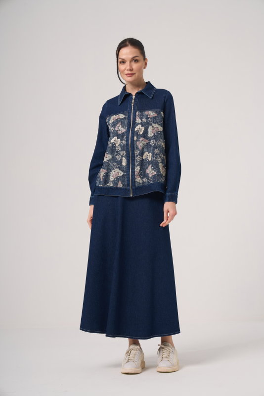 Kot Etekli Takım LACİVERT - ORHAN