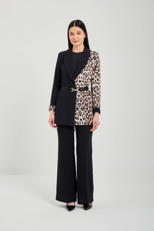 Leopar Desen Ceketli Takım SİY-LEO - ORHAN