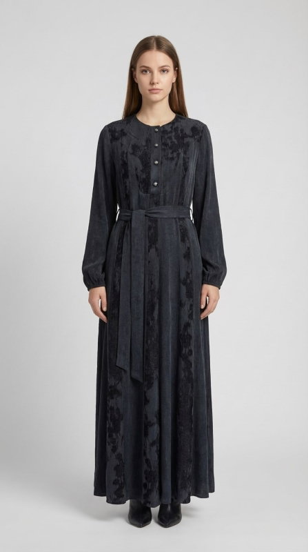 Pullu Fermuarlı Ceket SİYAH - ORHAN