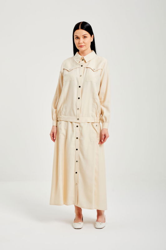 Spor ÇıtÇıtlı Etekli Takım BEJ - ORHAN